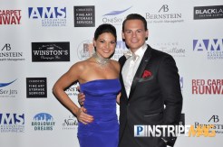 Tracy Jai Edwards and Adam Sansiveri at Champagne and Carols