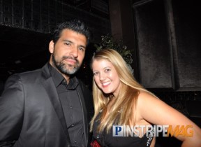 Marv Valladares & Marcy Clark at Champagne and Carols