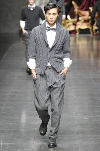 MENSWEAR FALL WINTER 2012_DOLCE_GABBANA_ Milan january 2012