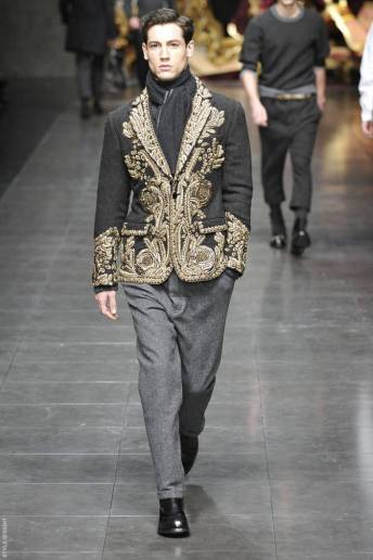 MENSWEAR FALL WINTER 2012_DOLCE_GABBANA_ Milan january 2012
