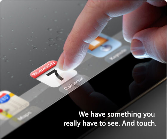 Apple unveils iPad 3 March 7th, 2012 Apple unveils iPad 3 March 7th, 2012