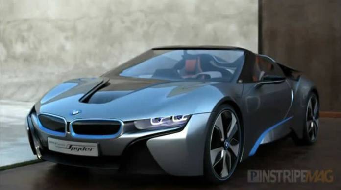 BMW i8 Concept Spyder hybrid, high-performance car BMW i8 Concept Spyder hybrid, high-performance car