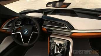 BMW-i8-Concept-Spyder-hybrid-high-performance-car-steering-interior