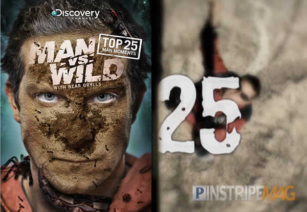 Bear Grylls Top 25 Man Moments DVD Discovery Channel