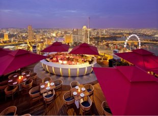 Singapore, Sky Bar at KU-DE-TA, Top 10 Rooftop bars in the world