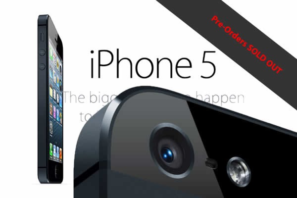 iPhone 5 sells out pre-orders in 1 hour at 2 million units iPhone 5 sells out pre-orders in 1 hour at 2 million units