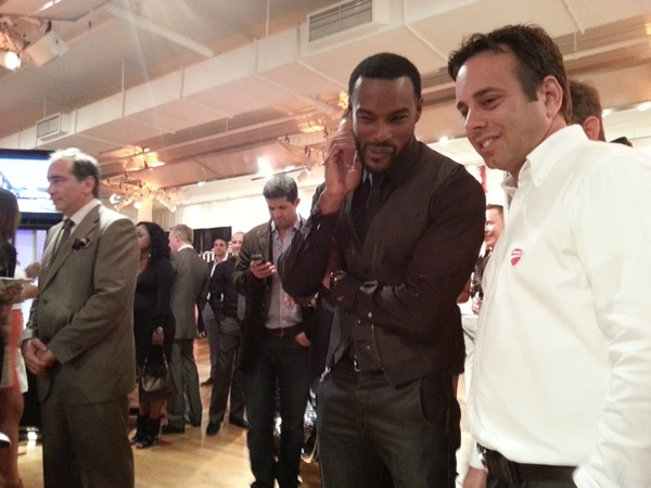 Tyson Beckford unveils the Ducati Monster 696 at The Luxury Review