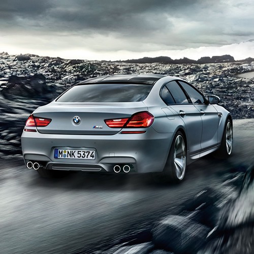 BMW M6 Gran Coupe back