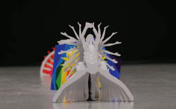 Shugo Tokumaru Paper Stop Motion music video Shugo Tokumaru Paper Stop Motion music video