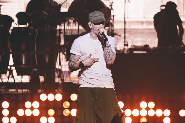 Eminem at Casio G-Shock's 30th Anniversary Party Eminem at Casio G-Shock's 30th Anniversary Party