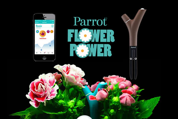 Flower Power Wireless Plant Monitor Sensor Technology by Parrot