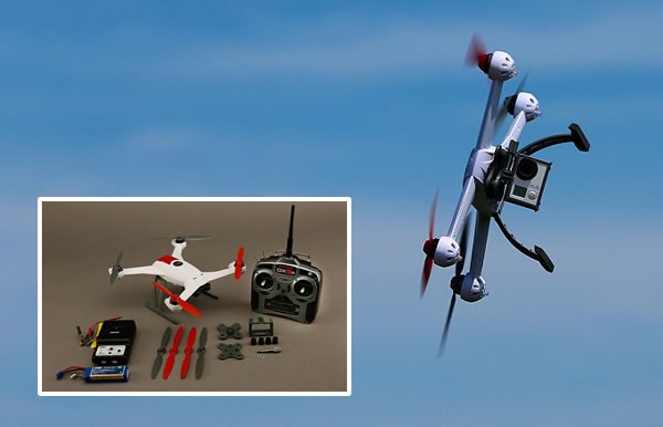 Gadget Gift guide for Guys 2013 2014, 350 QX Quadcopter RTF GoPro ready