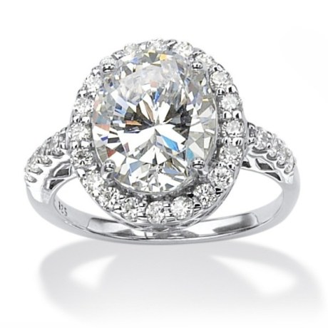 4.44 TCW Ocval Cut Zirconia