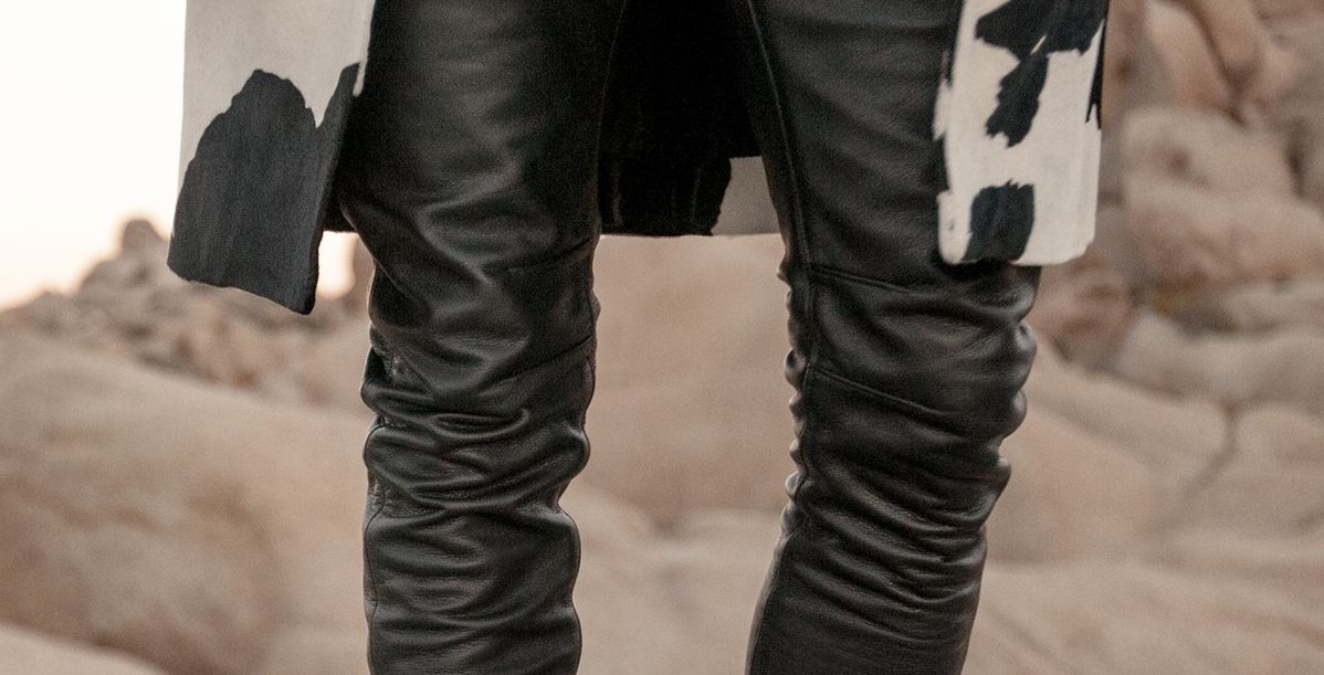 black pants