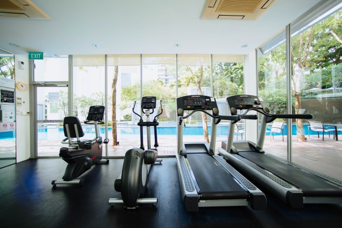 treadmill at the gym