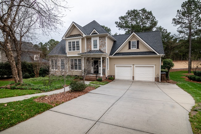 Rental property in a neighborhood.