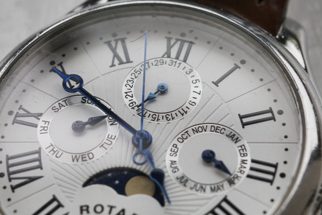 Classic watch.