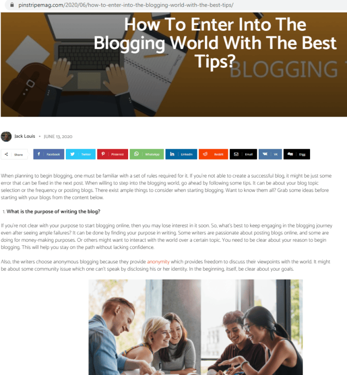 Start a Blog