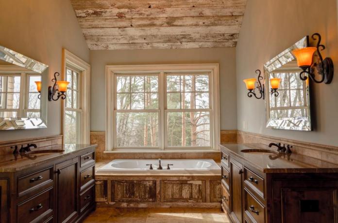 farmhouse bathroom
