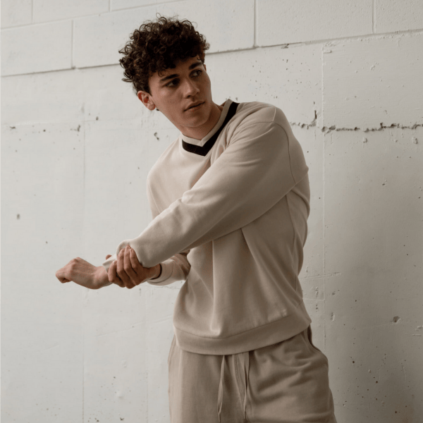 V-Neck Pullover by Oak and Fort