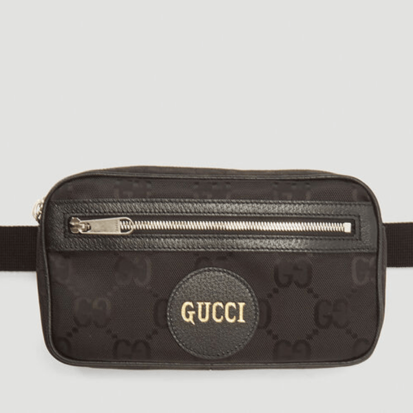 Eco-Nylon Belt Bag in Black by Gucci