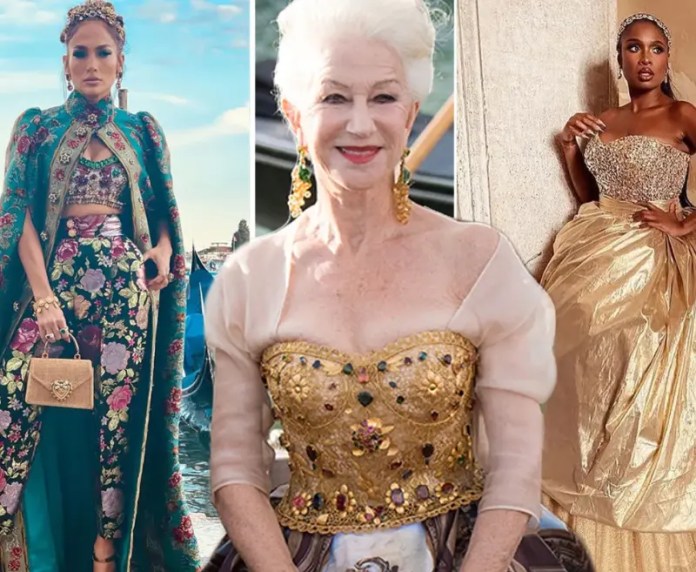 Celebrities Striking a Pose in Dolce Gabbana